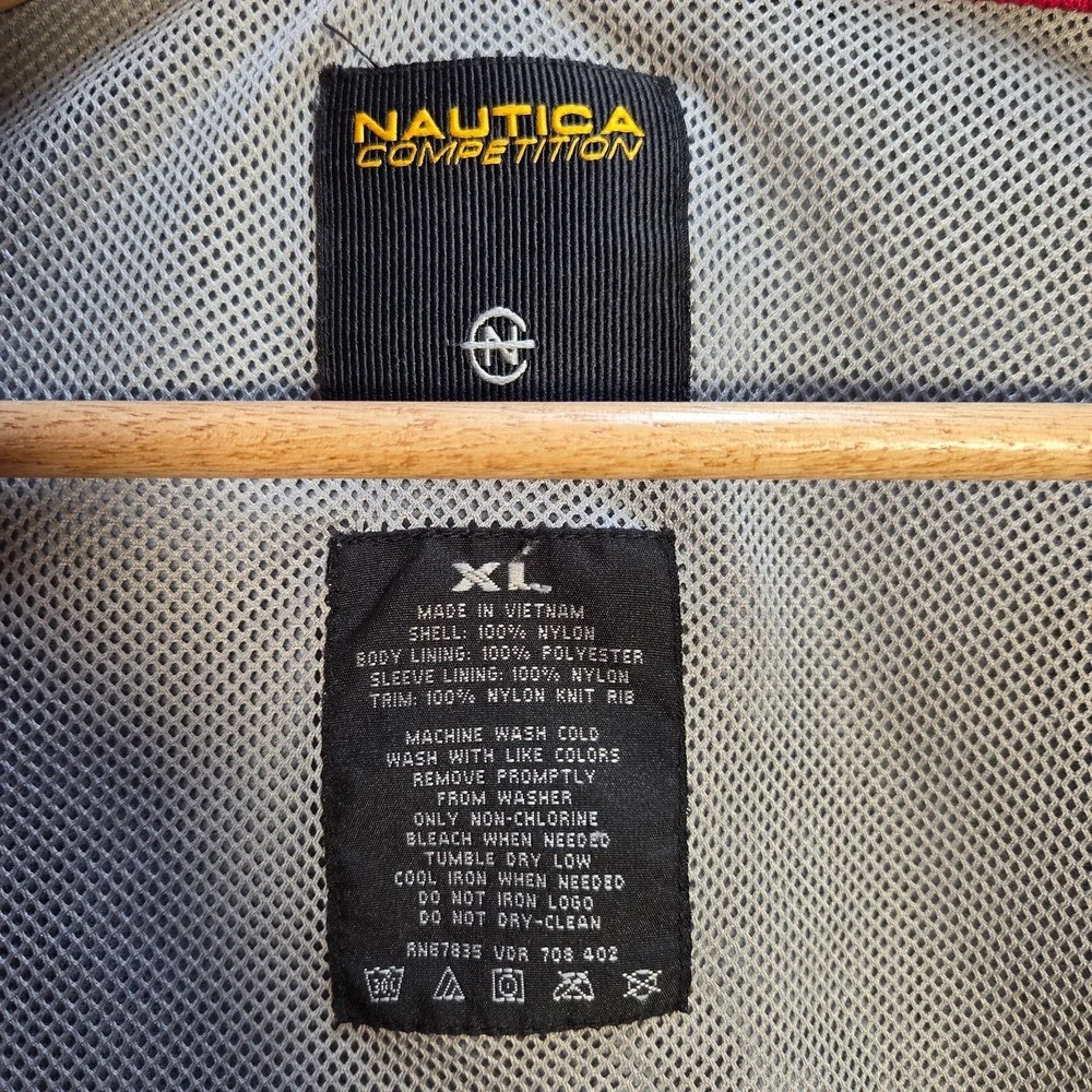 Nautica Vintage Competition Men's Medium Navy Red Lined Jacket XL Sporty Classic